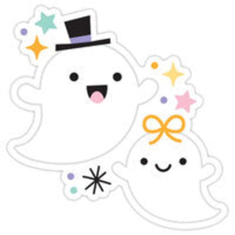 Doodlebug – Sweet and Spooky – Sticker Doodles – Boo Friends