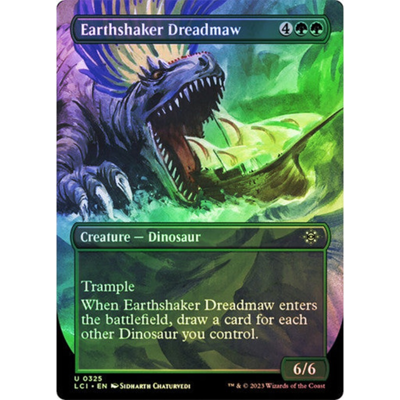 Earthshaker Dreadmaw (Bordless Foil) #0325 [LCI]