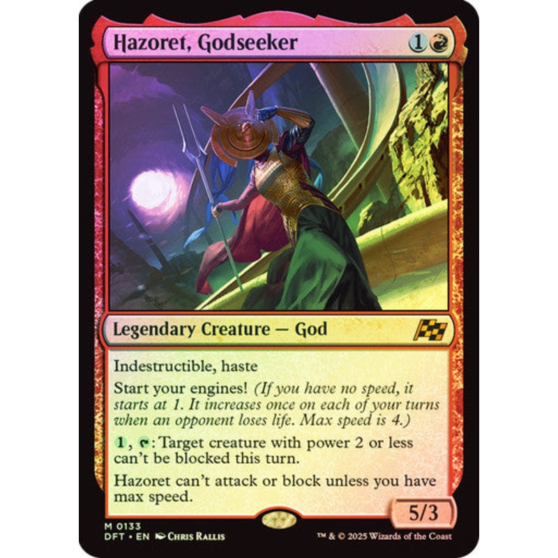 Hazoret, Godseeker (Foil) #0133 R M [DFT]