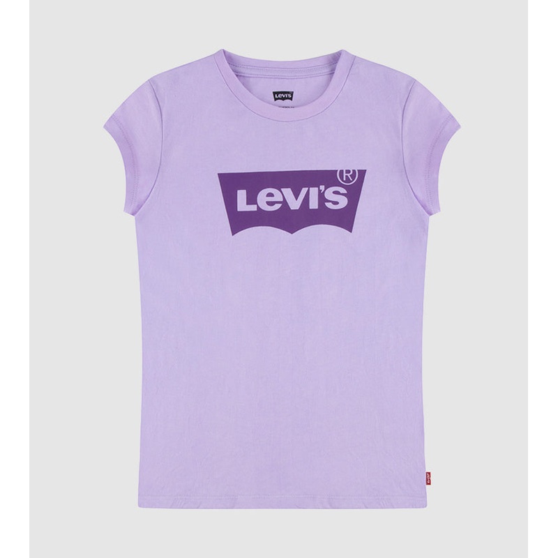Kid’s Batwing Logo Print Tee|PURPLE ROSE|S|M|L|XL