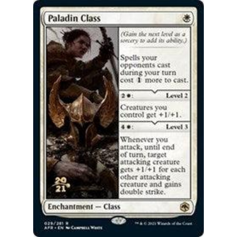 Paladin Class (Prerelease) (Foil)