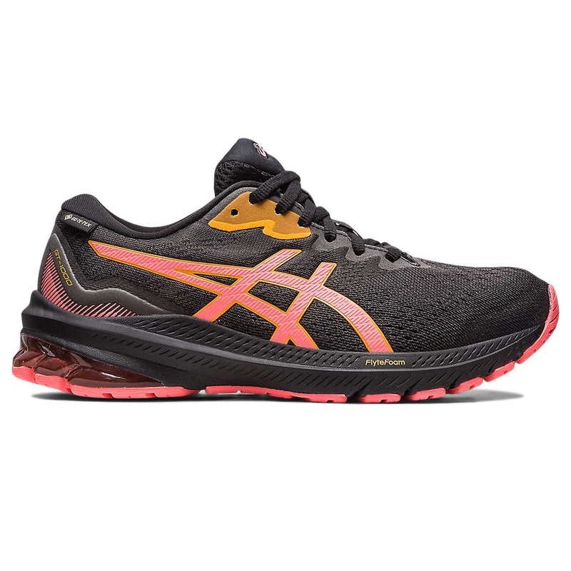 Women’s GT-1000 11 GTX|BLACK/PAPAYA|REGULAR