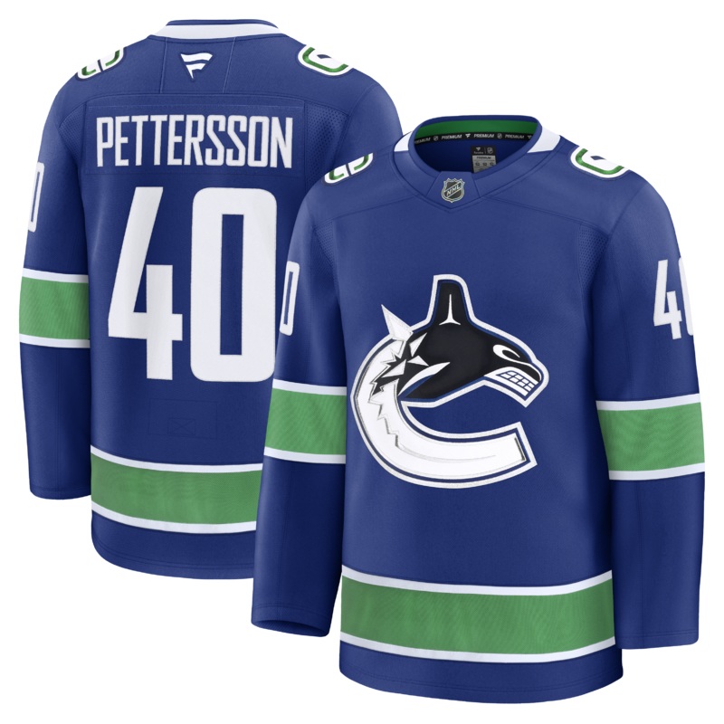 Elias Pettersson Vancouver Canucks Fanatics Home Premium Jersey