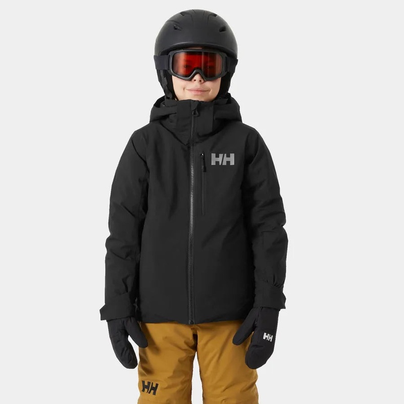 Juniors’ Elevate Ski Jacket|BLACK|12|14|16