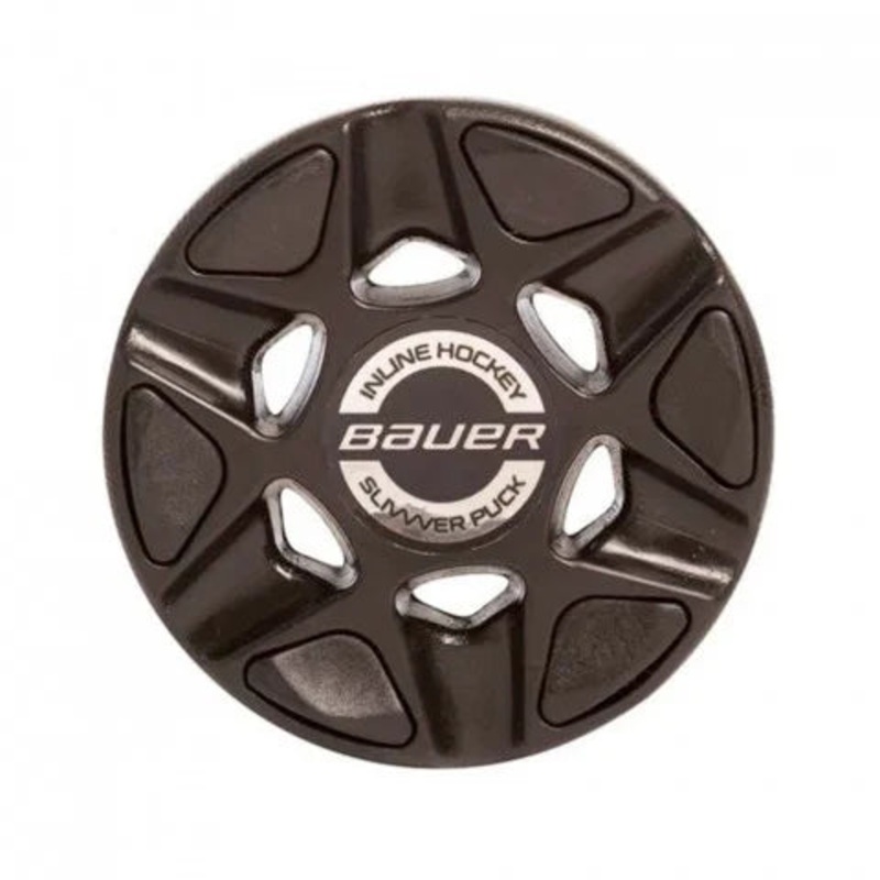 Slivvver Inline Hockey Puck|BLACK|RED