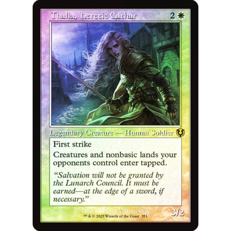 Thalia, Heretic Cathar (Retro Frame Foil) #0351 W R [INR]