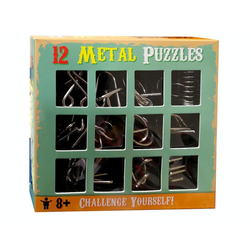 12 Metal Puzzles Pack