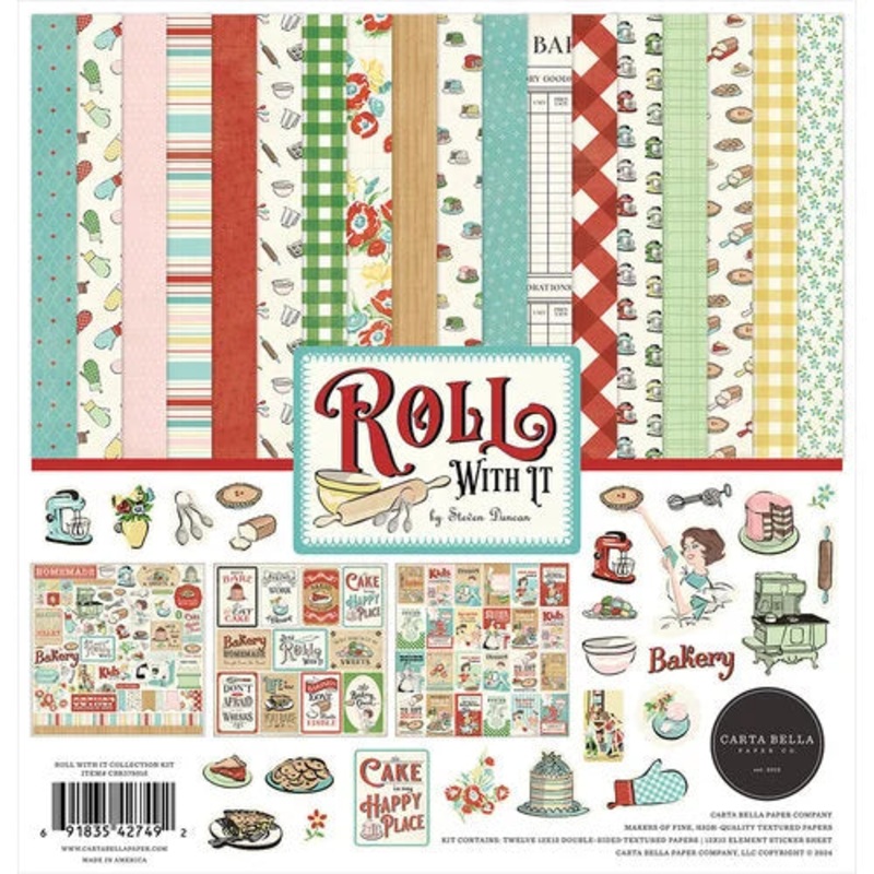Carta Bella – Roll with It – 12×12 Collection Pack
