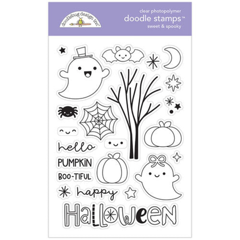 Doodlebug – Sweet and Spooky – Clear Photopolymer Stamps
