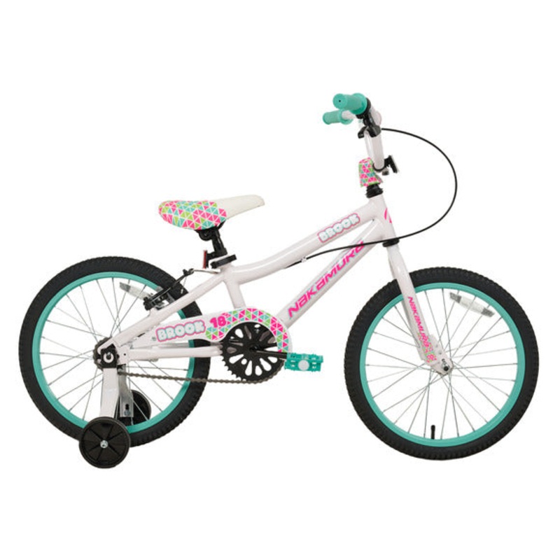 Junior Brook 18 Bike|WHITE/PINK|OS