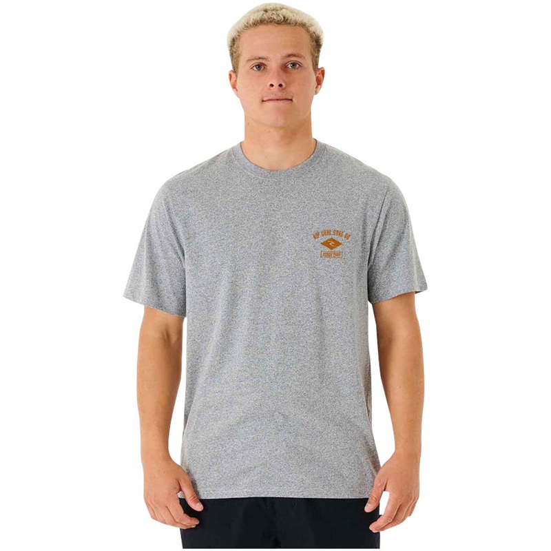 Men’s Ezzy Embroid T-Shirt|GREY MARLE|NAVY MARLE|S|M|L|XL|XXL