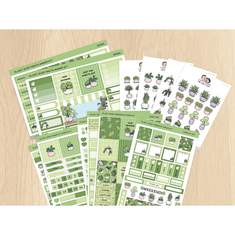 (Pre-order) Plant Shop Add-On Sticker Set